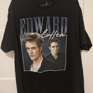 Twilight Edward Cullen Black Graphic Tee